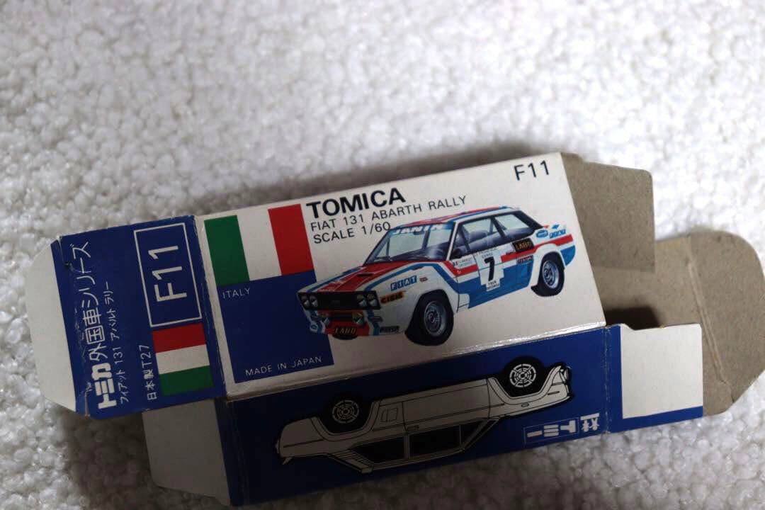 日本製　トミカ　外国車シリーズ　F11 フィアット　131 アバルト　ラリー