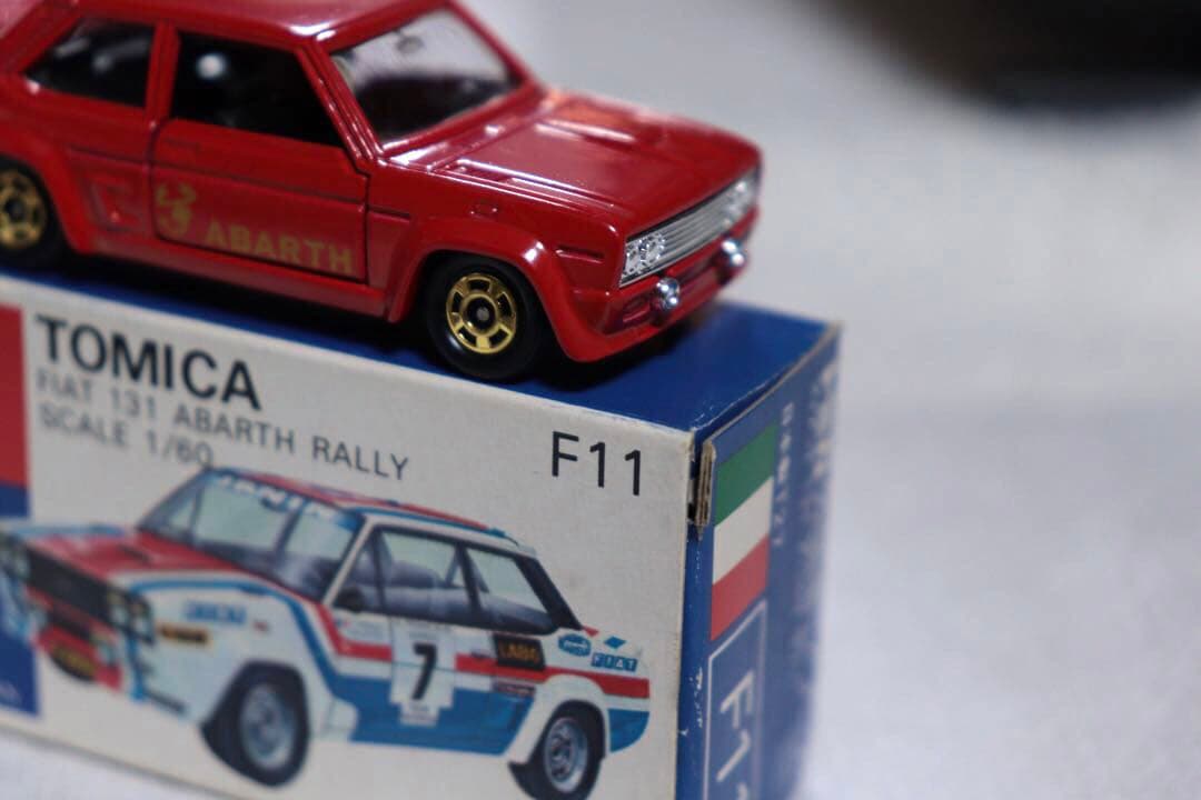 日本製　トミカ　外国車シリーズ　F11 フィアット　131 アバルト　ラリー