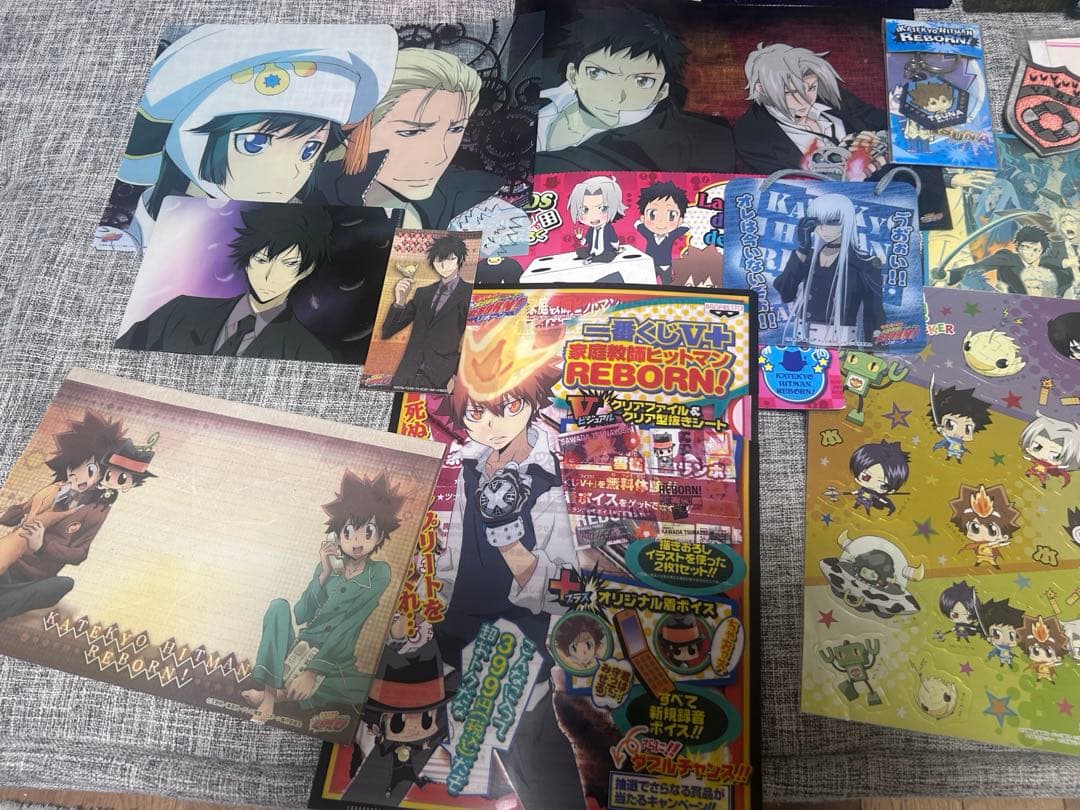 家庭教師ヒットマンリボーンファイル、下敷き、シールなど