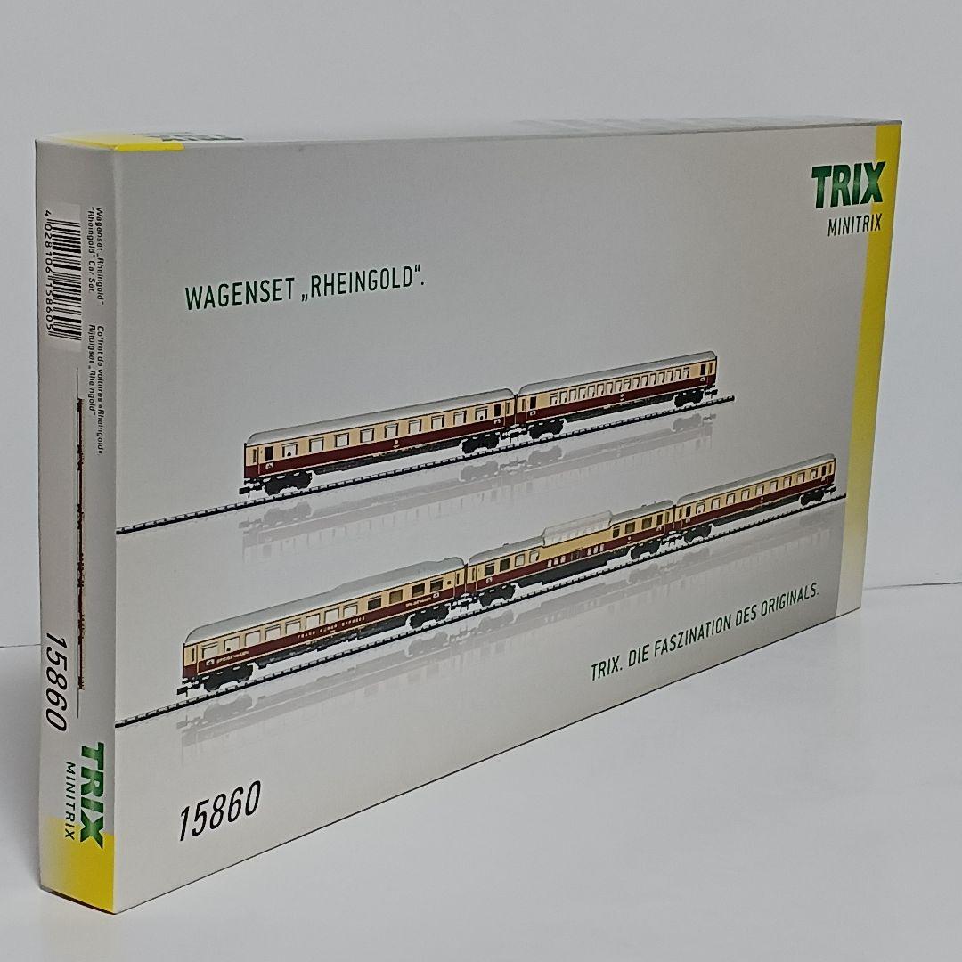ミニトリックス Nゲージ 西ドイツ ラインゴルト 客車５両セット