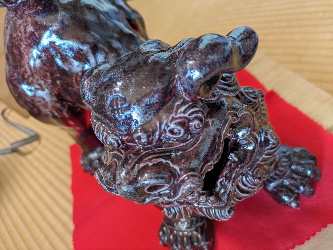 専用★陶器製 獅子 置物 約30cm