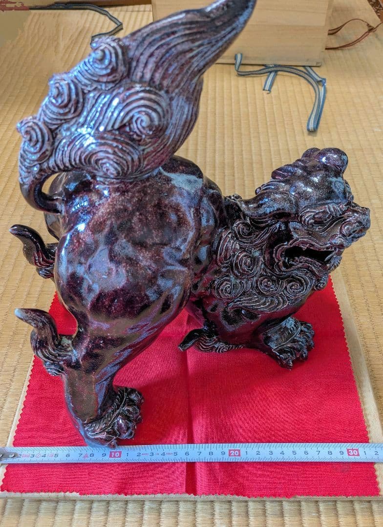 専用★陶器製 獅子 置物 約30cm