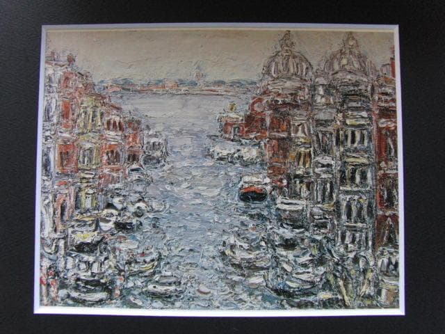 アンドレ・コタヴオ、「グラン・キャナル」、希少な額装用画集より