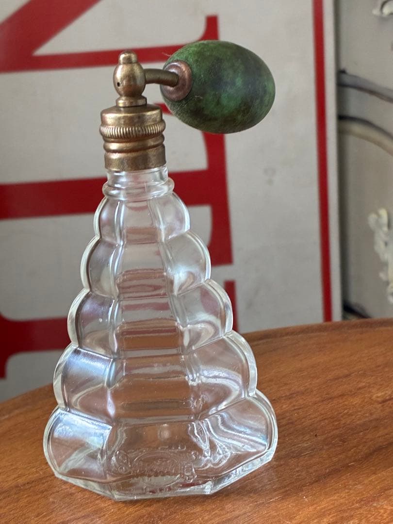フランス　アンティーク　ガラス　パフューム　ボトル　香水瓶　4711アトマイザー