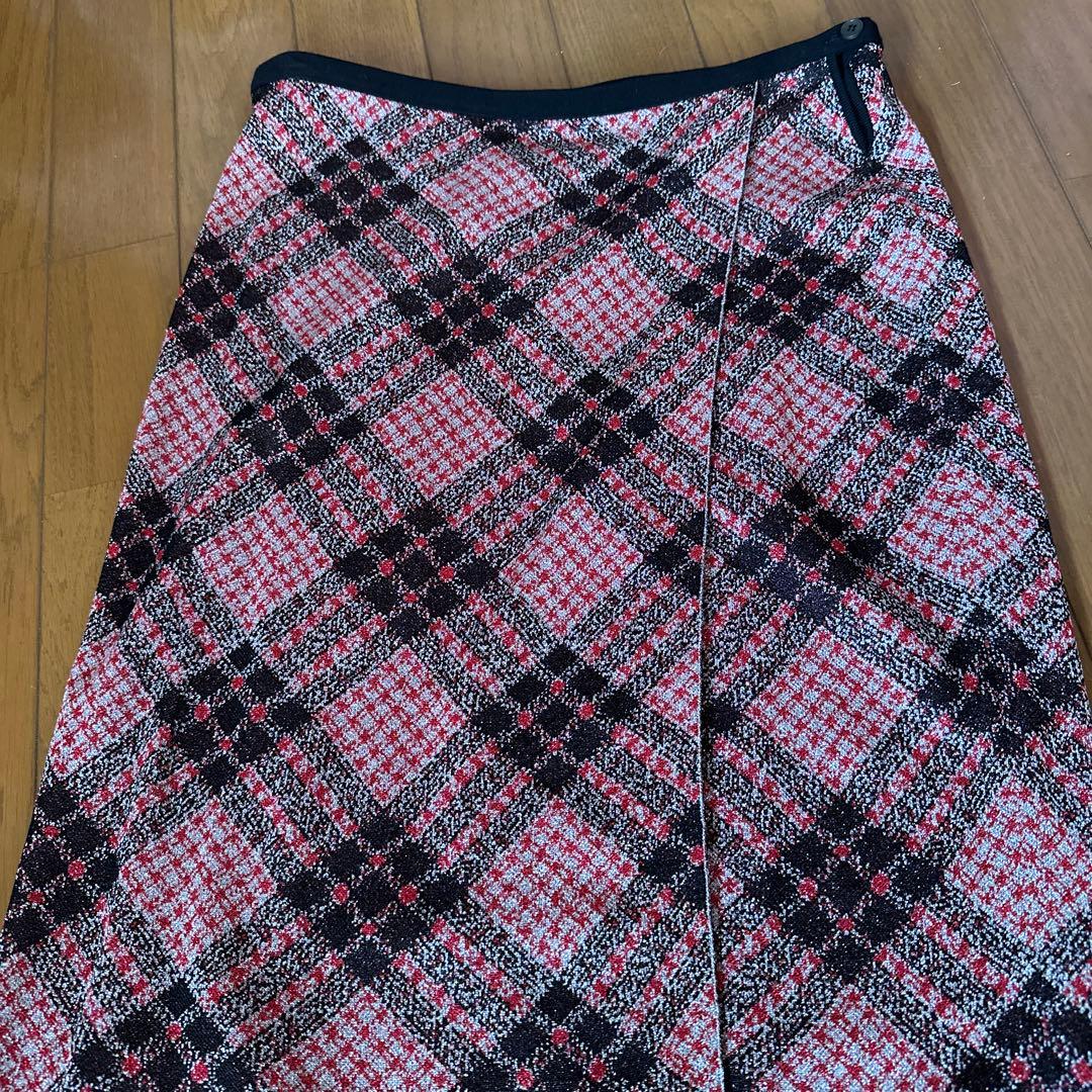 d*9様 Miu Miu チェック柄スカート