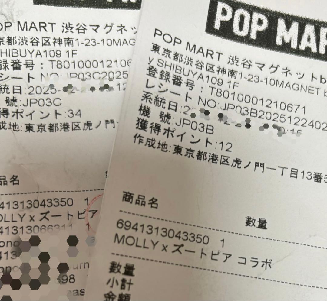 ポップマート　Molly コラボ シークレット ZOOTOPIA２ フィニック