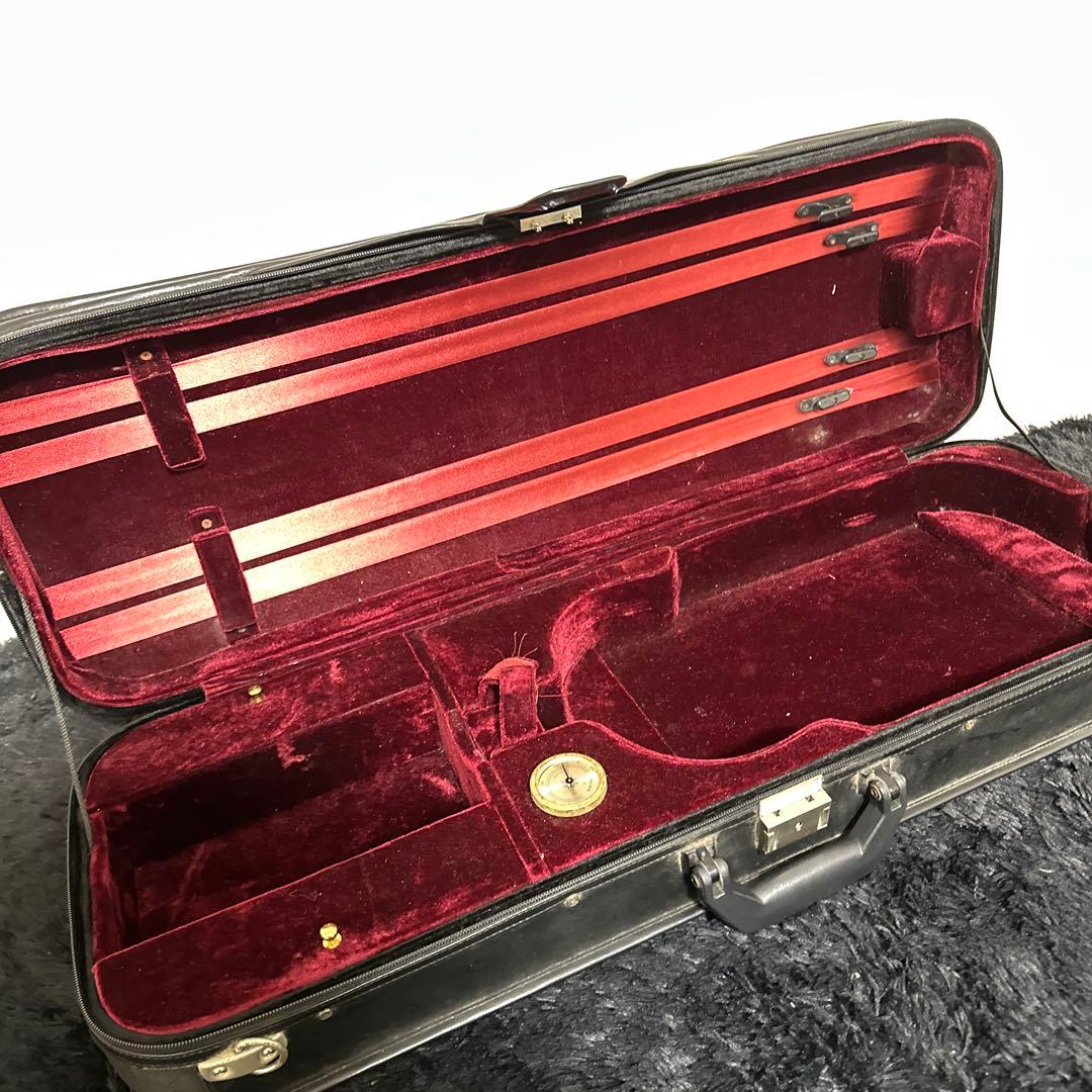 高級 ビオラケース 楽器全長77cm 弦楽器 ハードケース 湿度計付き