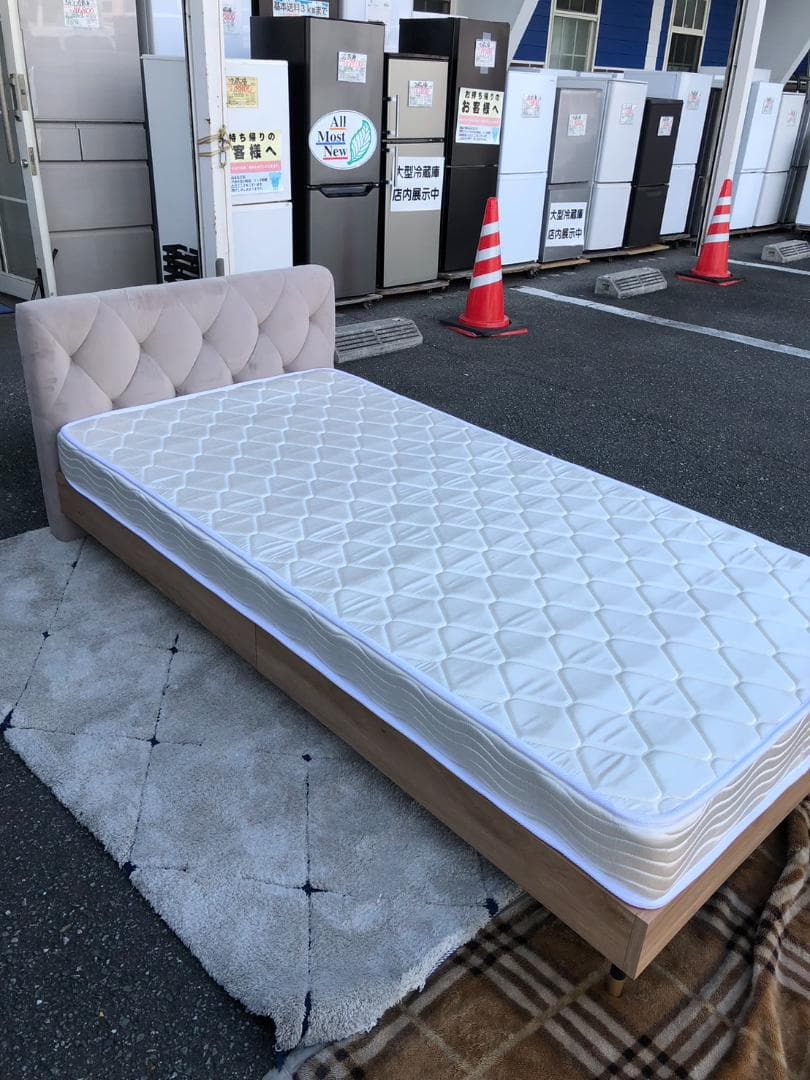 【福岡市限定】【展示品・未使用品】シングルベッドセット シングルベッド