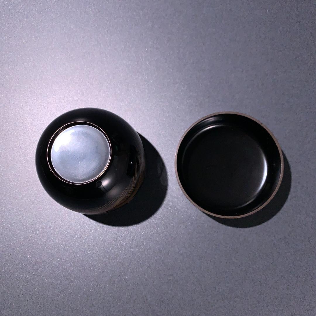 【茶道具】棗　蒔絵　波千鳥　中棗　平安光入　共箱　R0684ダP