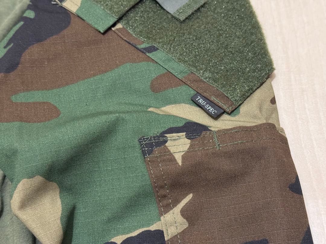 実物 TRU-SPEC コンバットシャツ ウッドランド M/Rサイズ