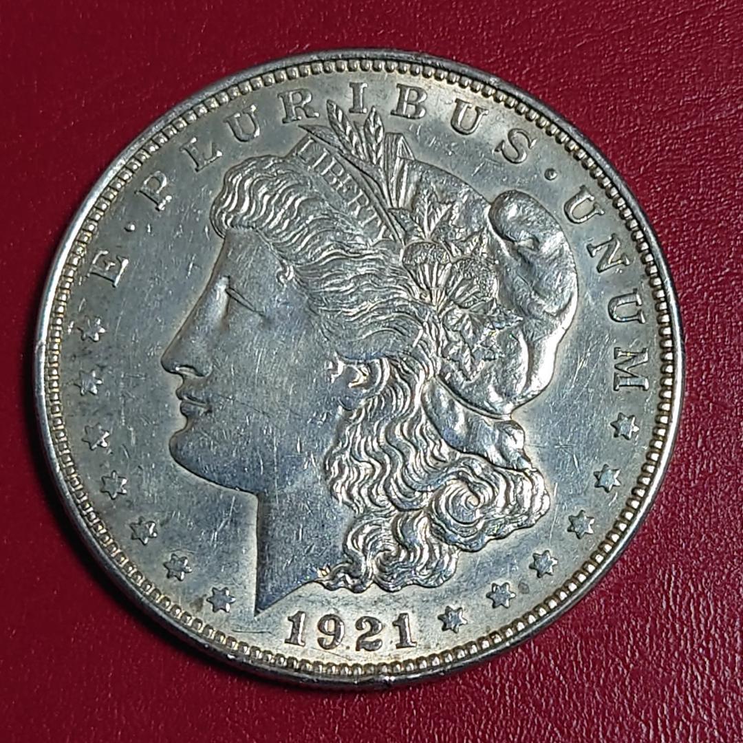 ま*る様 モーガンダラー銀貨　1921年