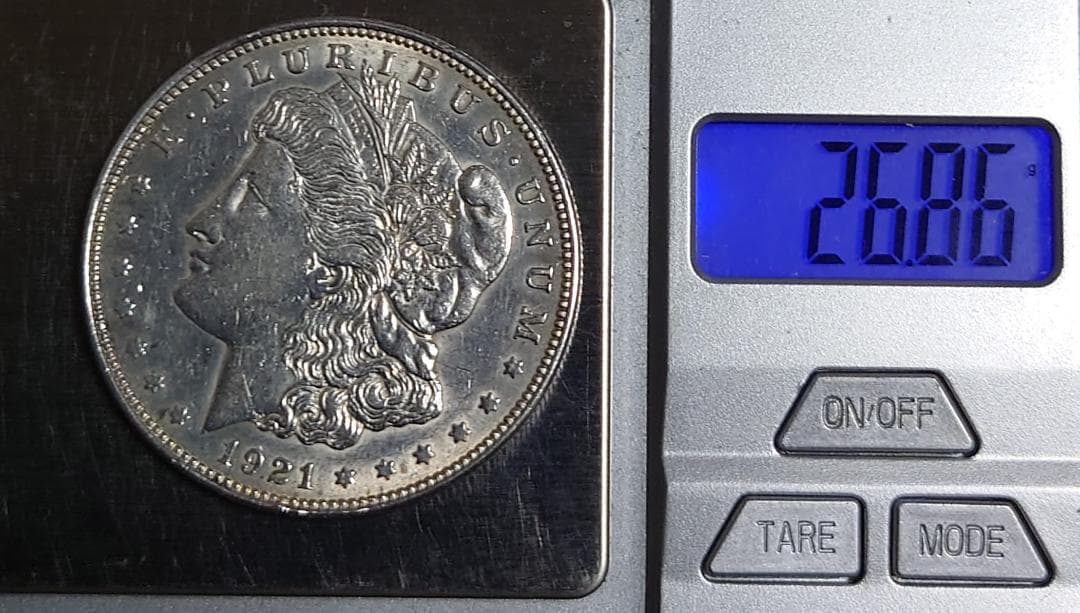 モーガンダラー銀貨　1921年