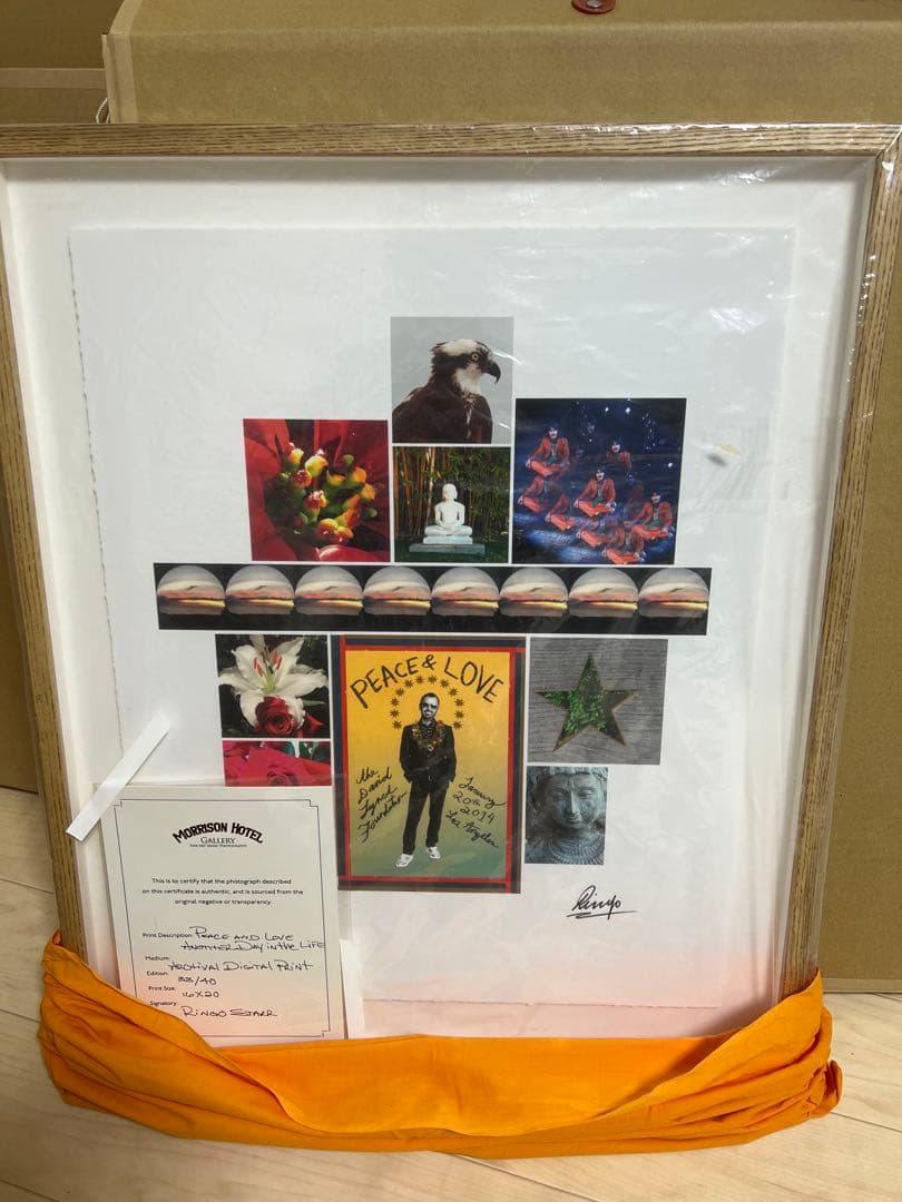 ビートルズ　Ringo Starr Peace and Love アート新品