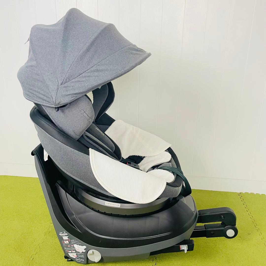 美品 コンビ クルムーヴ スマート ISOFIX エッグショック JJ-650