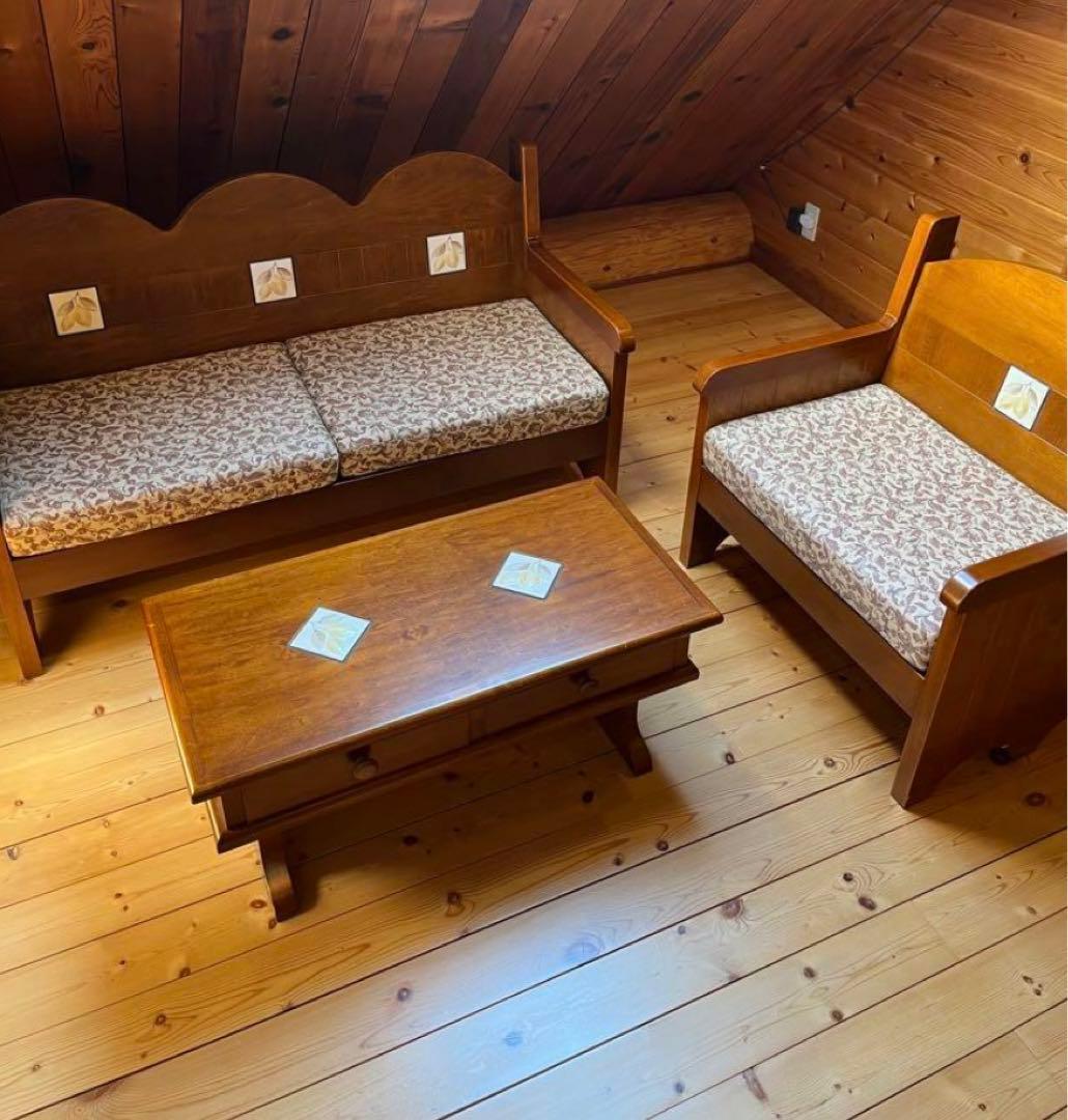 【家具職人さん手作り】1点物！カントリー赤毛のアンローテーブル