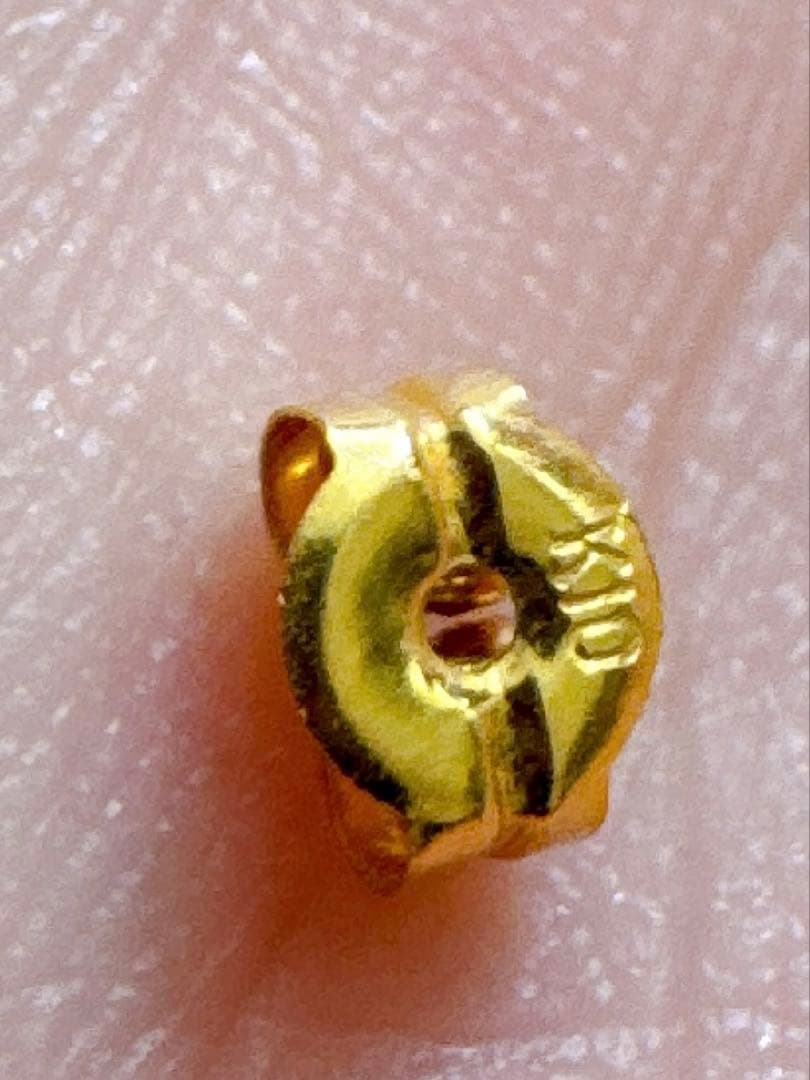 jasmin 一粒ダイヤモンドピアス　k10