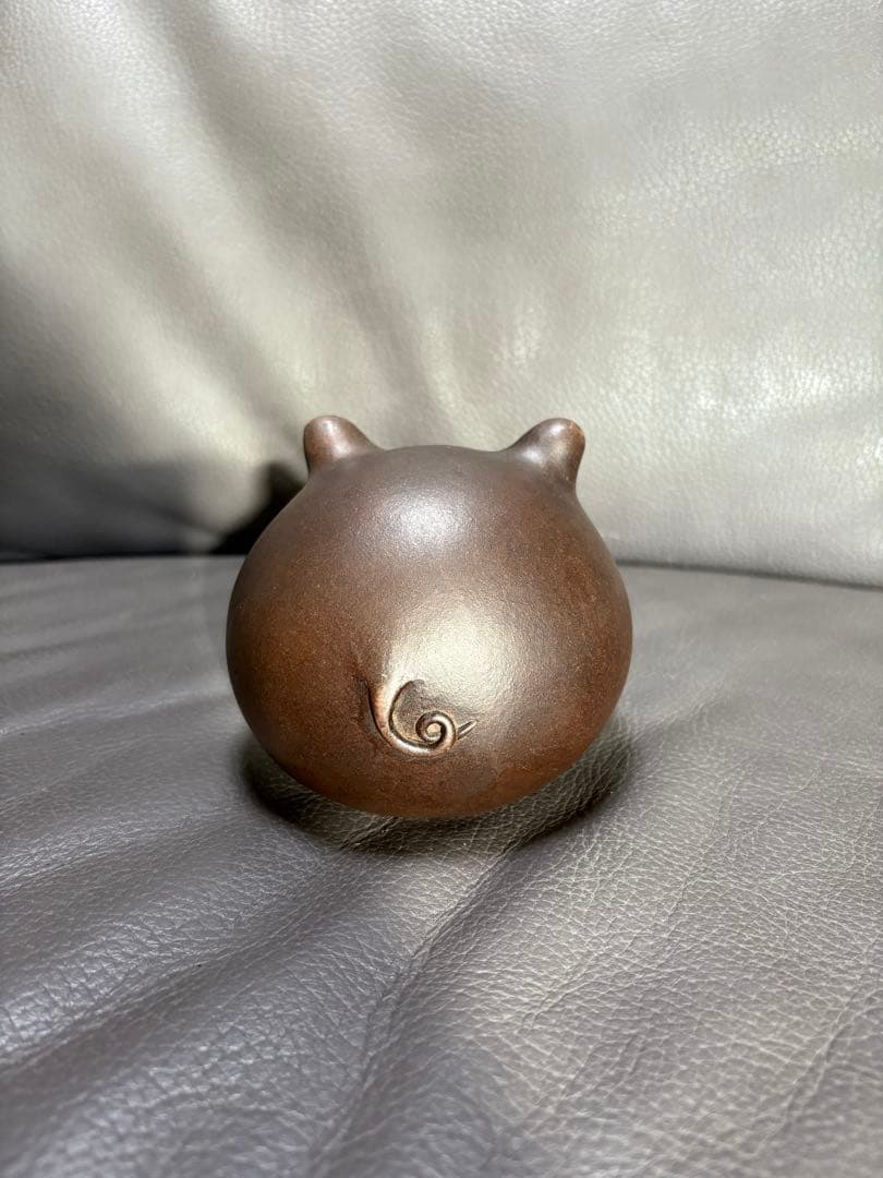 ブタ豚　置物　鈴