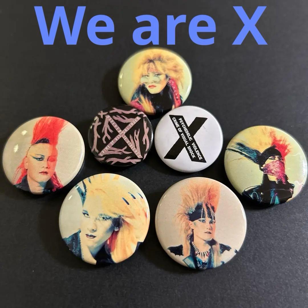 【入手困難】X(XJAPAN)缶バッジ「BLUE BLLOD」