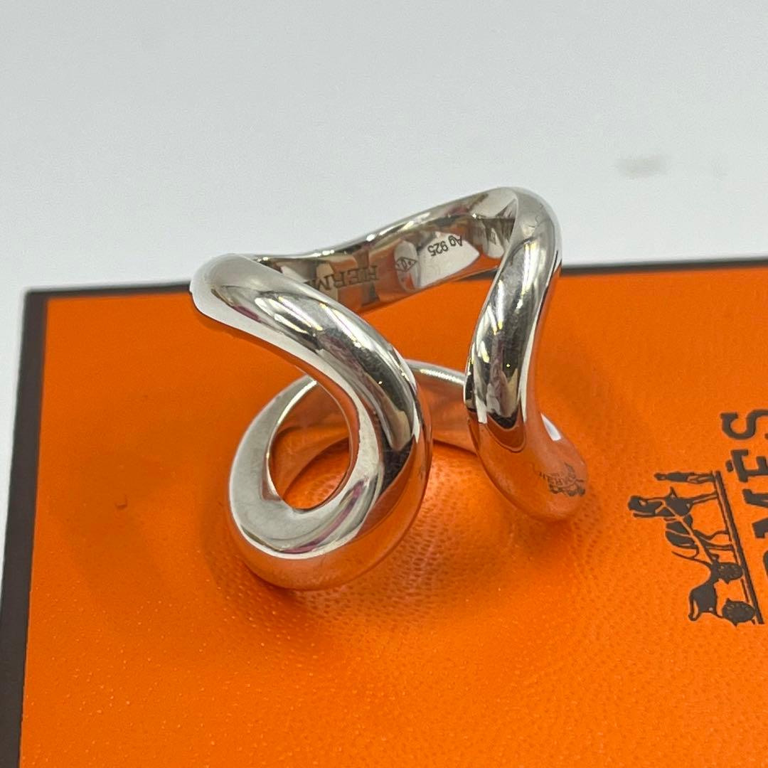 新品正規品　HERMES リマ リング #48 シルバー エルメス　人気モデル