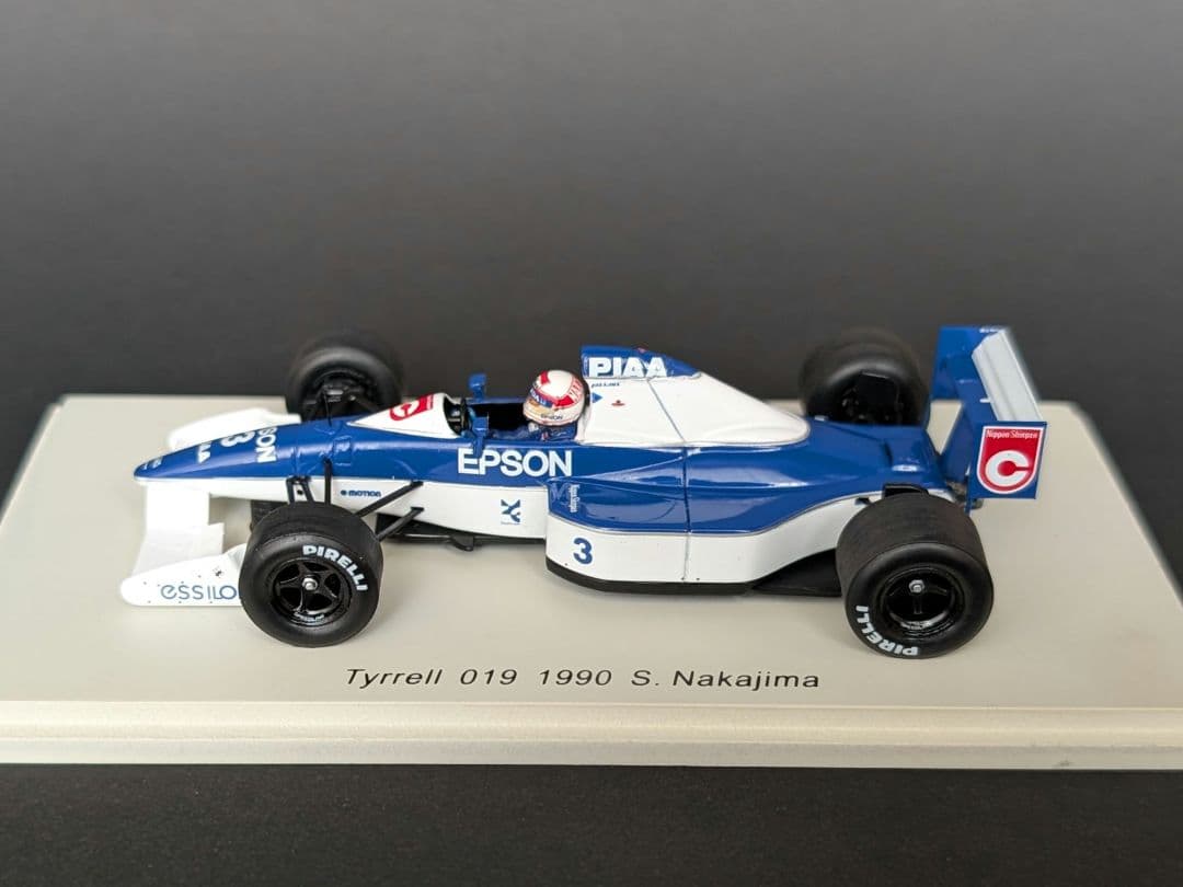 オートスポーツ50th 1/43 Tyrrell 019 1990 #3 中嶋悟