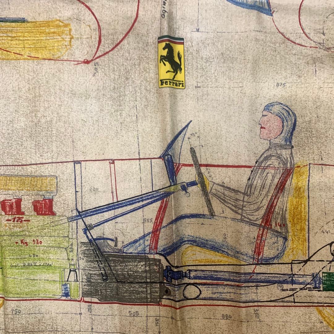 お*ん様 Ferrari 125 S 1947 フェラーリスカーフ希少　月初価格