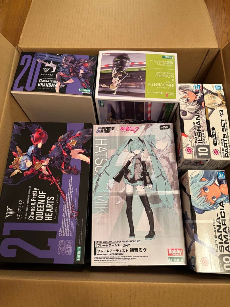 メガミデバイス、フレームアームズ、30MS プラモ　9点セット