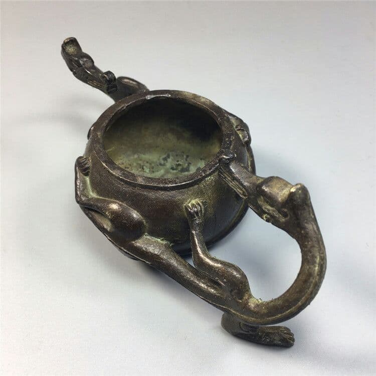 古玩古工芸品双龍筆記具