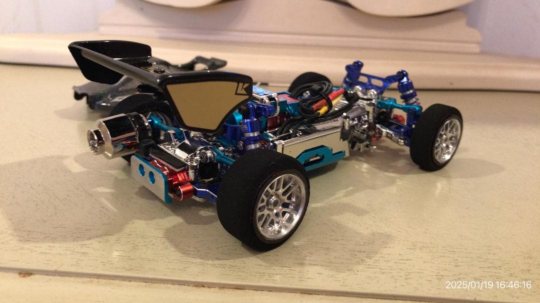 ミニッツバギー　世界に1台　総額11万円　アルミ　メッキ　特注