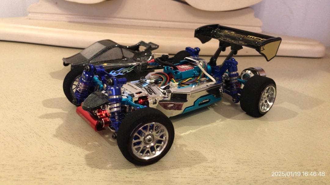 ミニッツバギー　世界に1台　総額11万円　アルミ　メッキ　特注