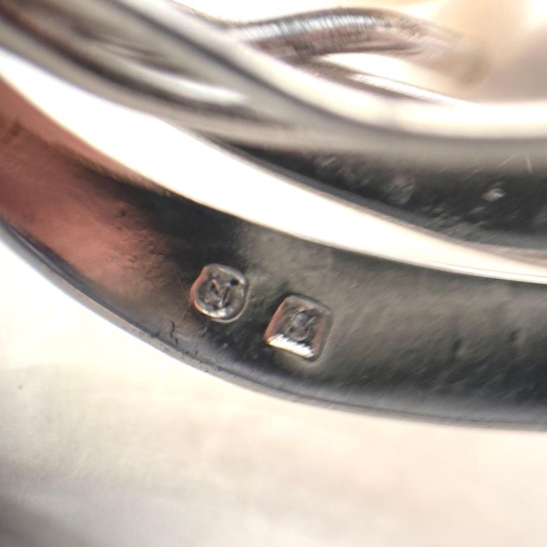 061【ミキモト】シルバー　パール　ブローチ　花束