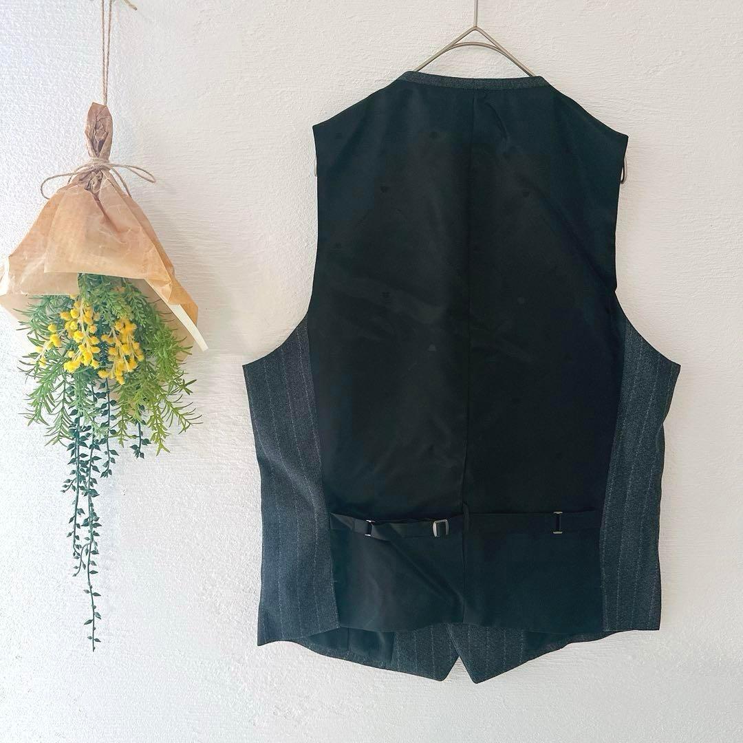 落ち着いた雰囲気❤TAKEO KIKUCHI チョークストライプベスト L