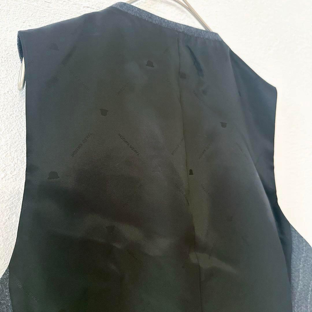 落ち着いた雰囲気❤TAKEO KIKUCHI チョークストライプベスト L