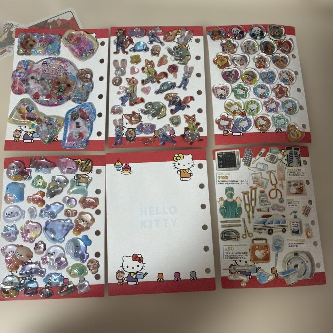 シール手帳 完成品 2点