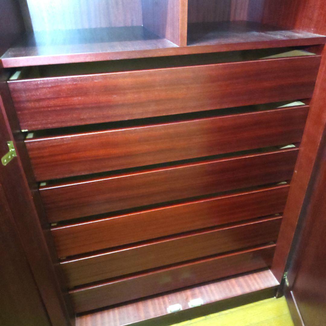 最安値【引越しで11/13処分】洋風和ダンス 高級婚礼家具 整理箪笥　昭和レトロ