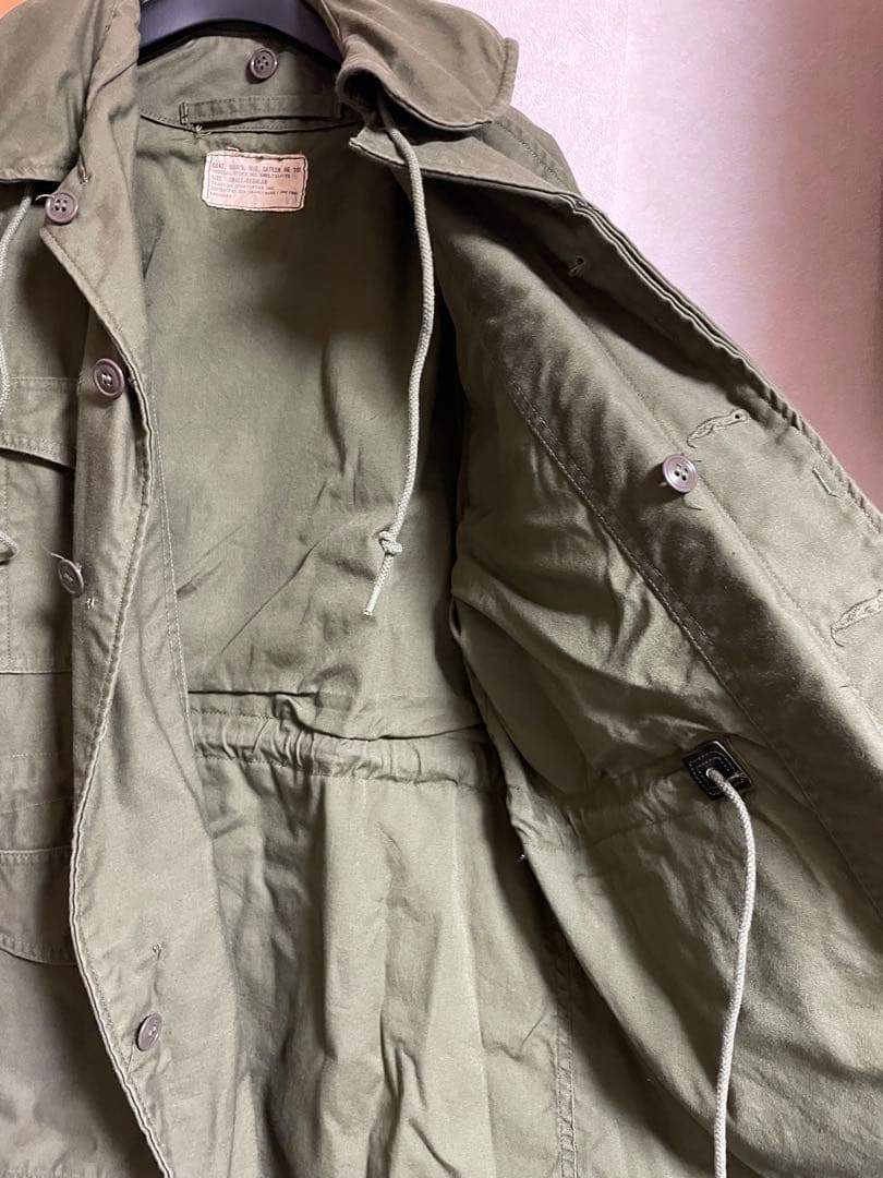 米軍フィールドジャケット　COAT MANS W/R SATEEN OG-107