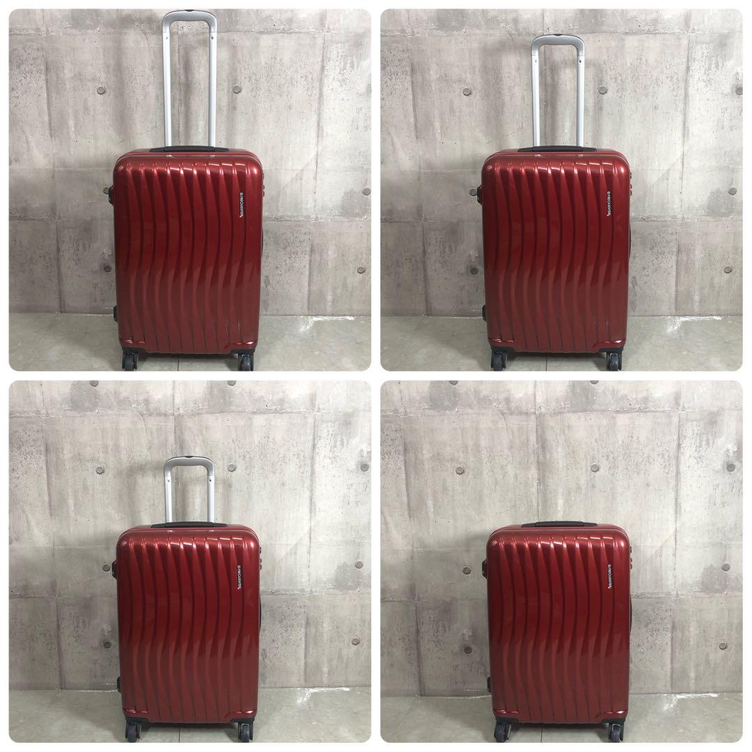 FREQUENTER　WAVE　スーツケース　ワイン　TSAロック　4輪　56L