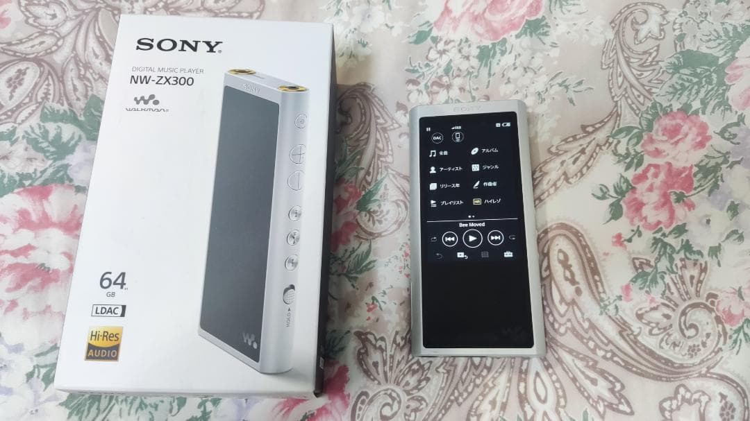 ウォークマンNW-ZX300とバンナイズポーチ
