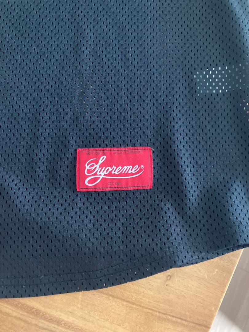 supreme SロゴメッシュTシャツ