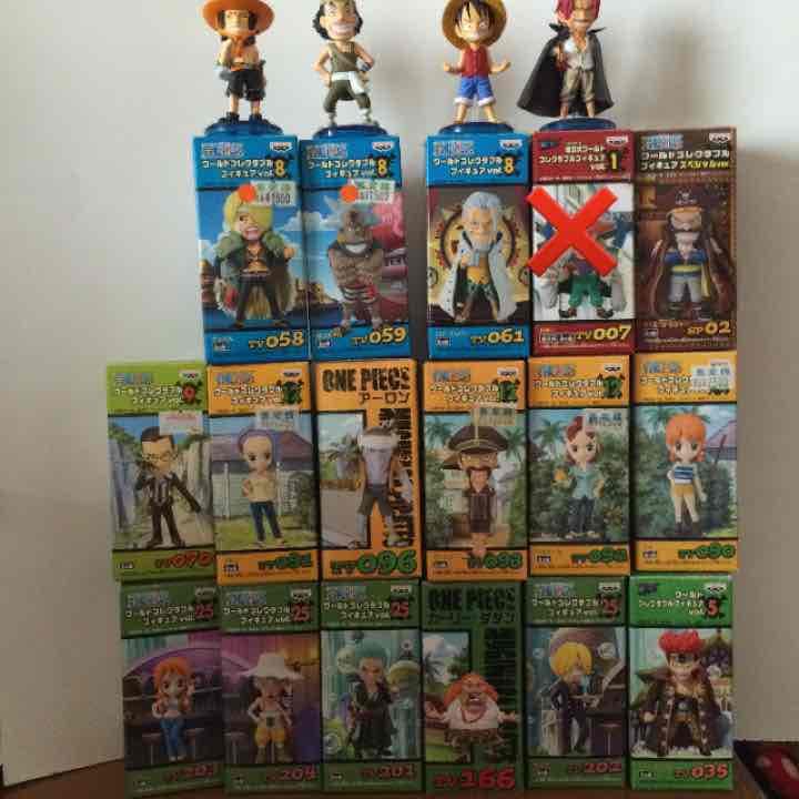 ワンピースワールドコレクタブル各種