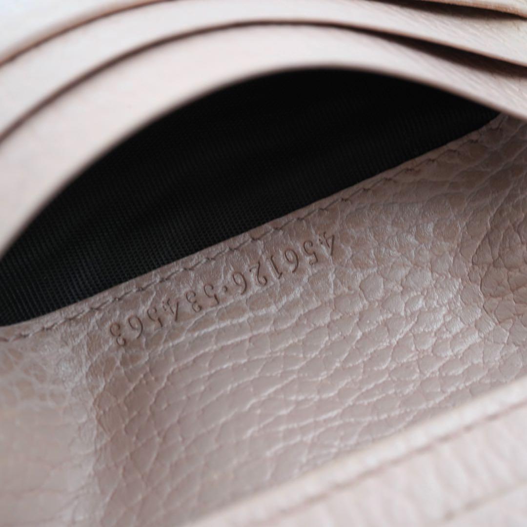 ✨新品未使用✨　GUCCI ミニ財布　GGライン　GG柄　マーモント　折り財布