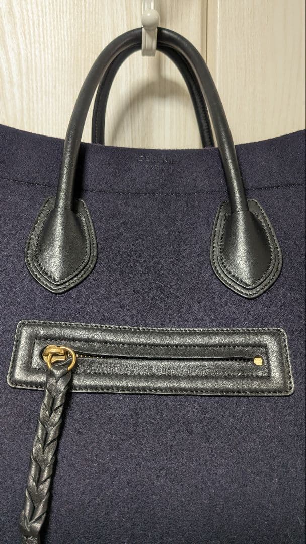 お値下げ　CELINE　セリーヌ　バック　ラゲージ　ファントム　ネイビー