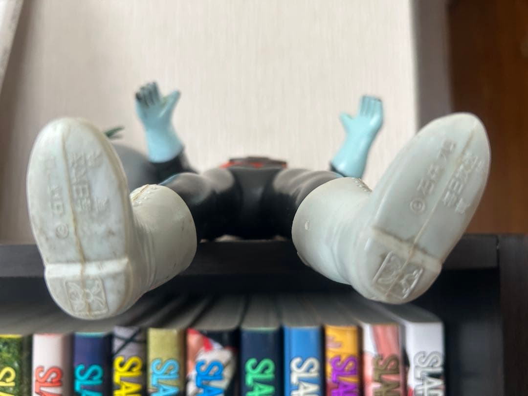 仮面ライダー1号　マスク有りソフビ　昭和