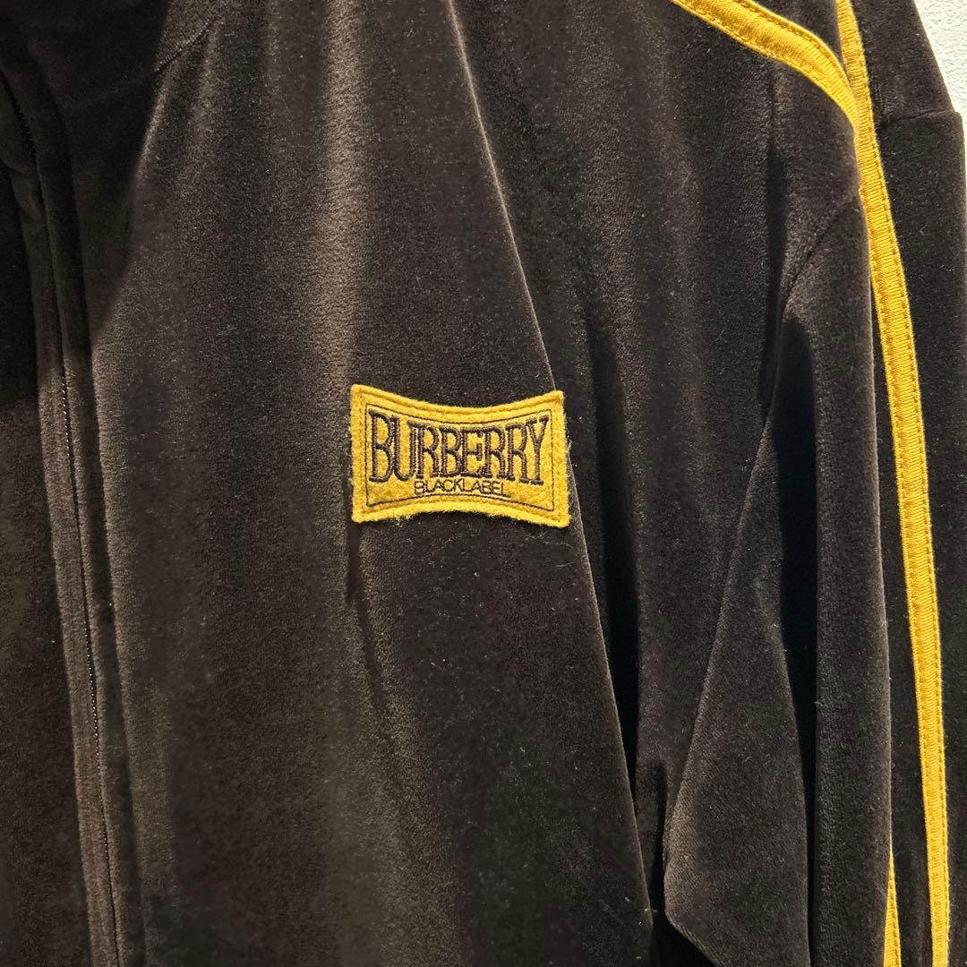 （いちーさん専用バーバリー ブラックレーベル メンズ ベロア ジャージ