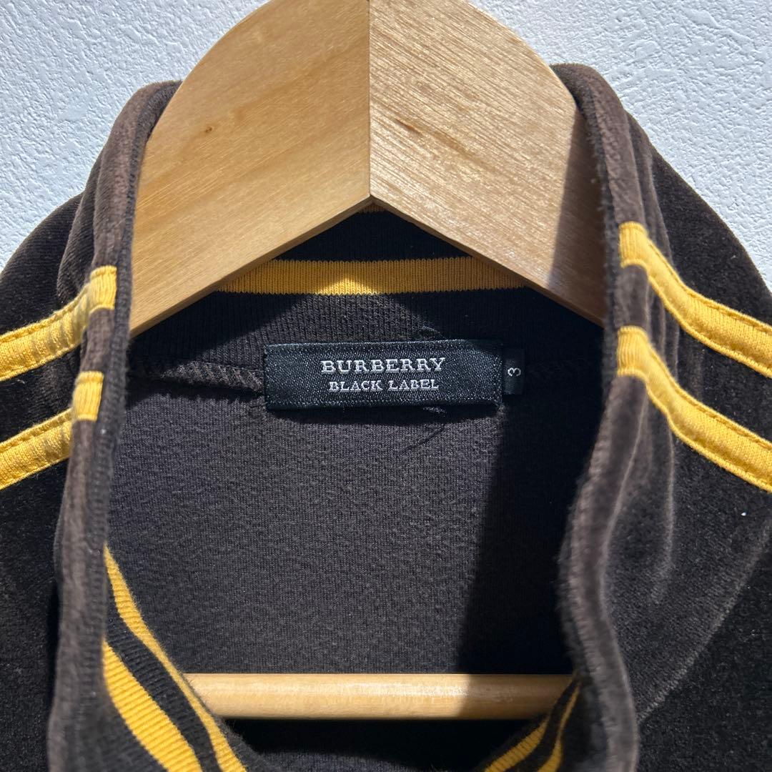 （いちーさん専用バーバリー ブラックレーベル メンズ ベロア ジャージ
