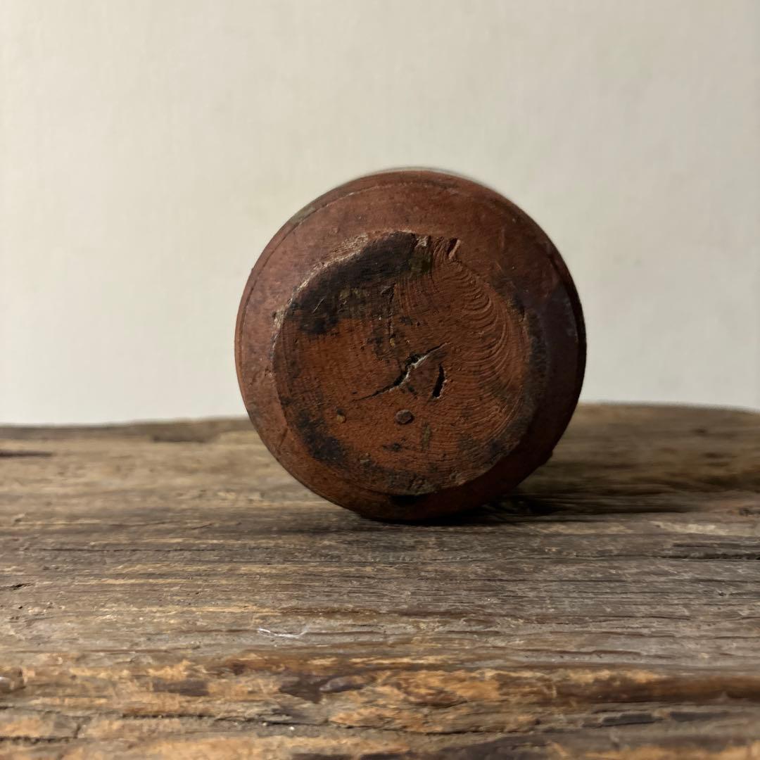 雰囲気のある古い九州民窯　古高取　火入れ　古道具　古唐津　花入検:白洲正子　李朝