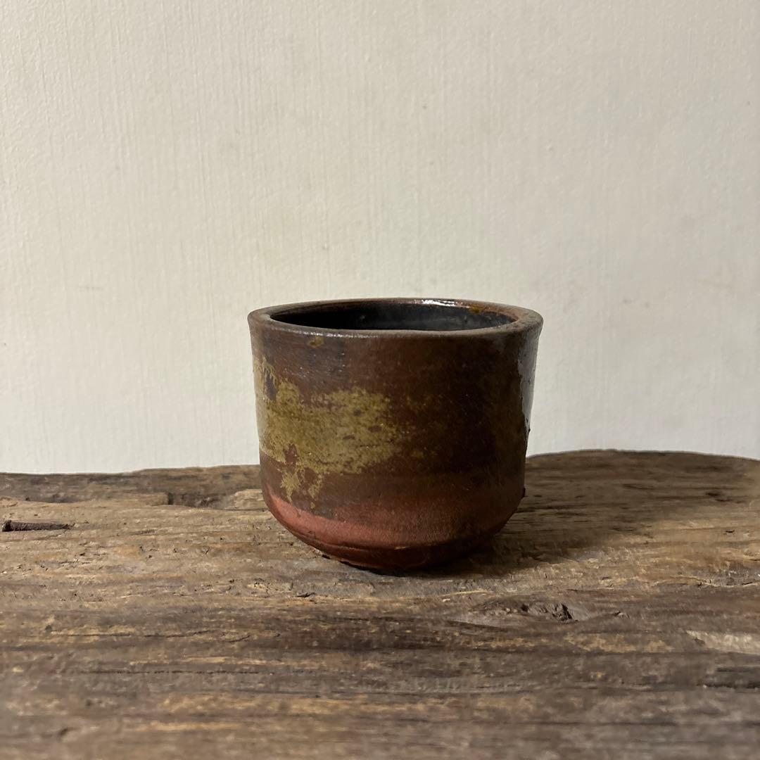 雰囲気のある古い九州民窯　古高取　火入れ　古道具　古唐津　花入検:白洲正子　李朝