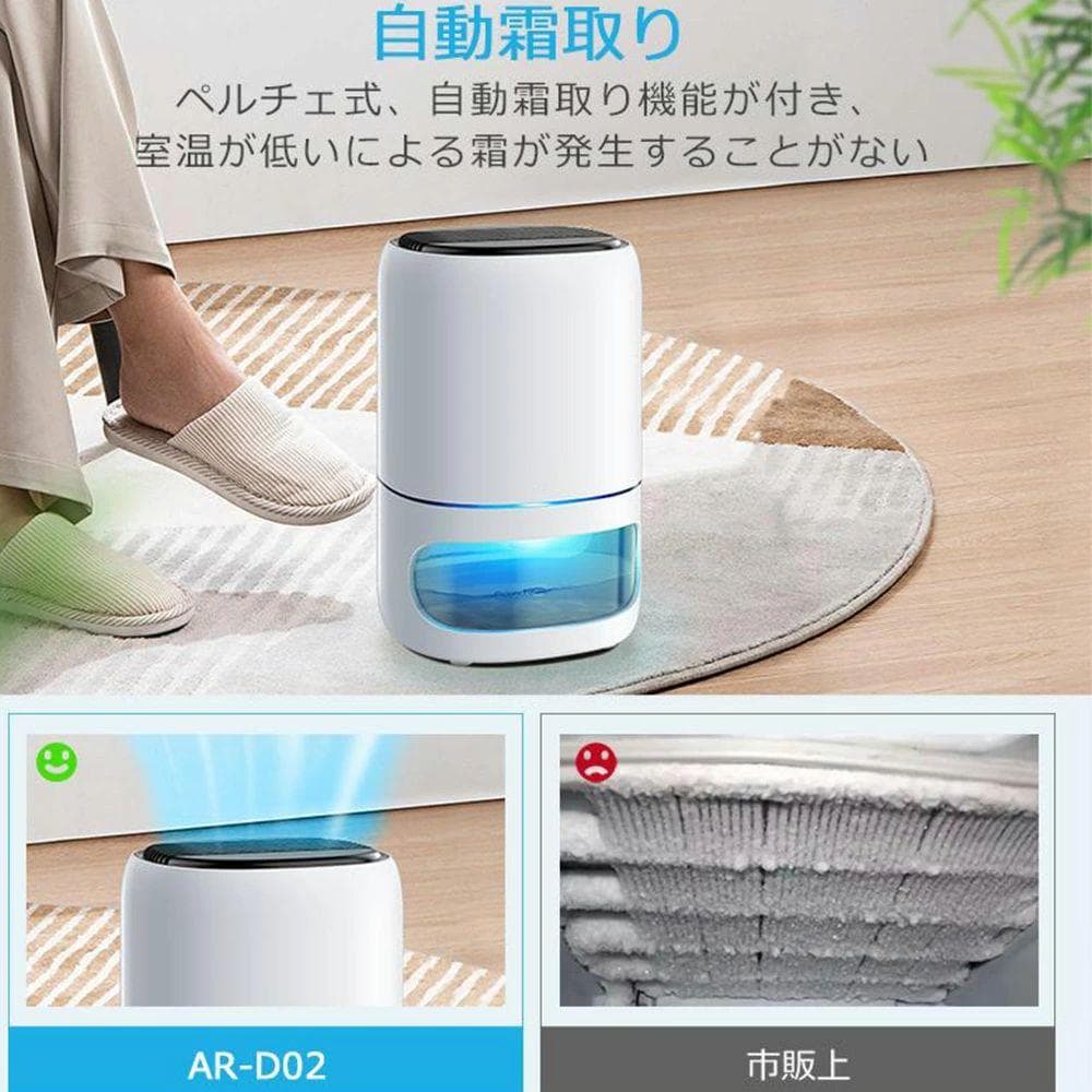 除湿機 コンパクト 20畳 480ml/日 強力除湿 1000ml AR-D02