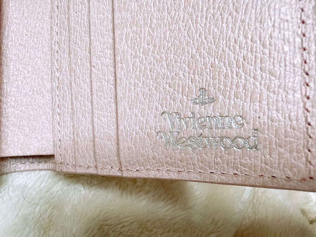 ヴィヴィアンウエストウッド 二つ折り財布 ミニウォレット ピンク