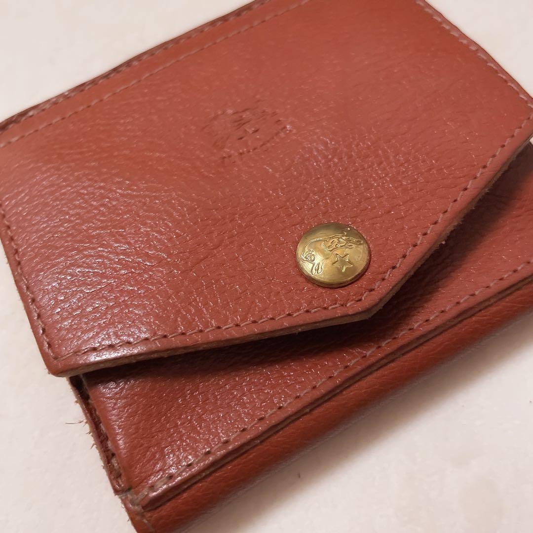 C*a様 イルビゾンテ ブラウンレザー二つ折り財布