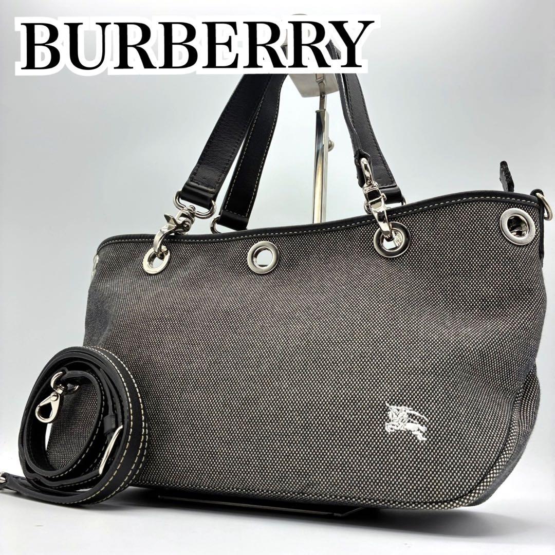 バーバリーブルーレーベル ショルダーバッグ ハンドバッグ 2way ノバチェック